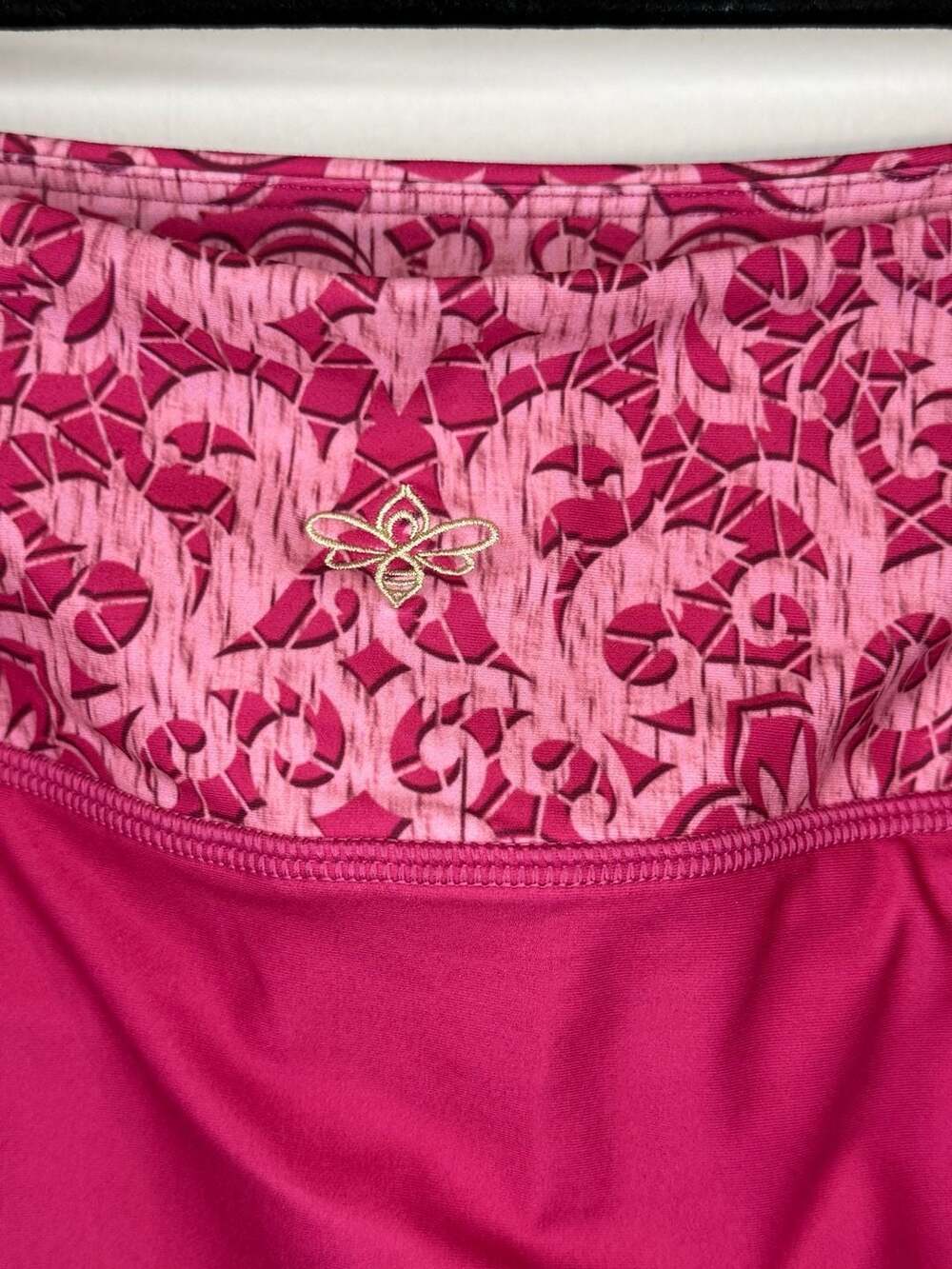 Johnny Was Active Floral Print Athletic Skort- Bee Active Dolphin Hem - Picture 4 of 10